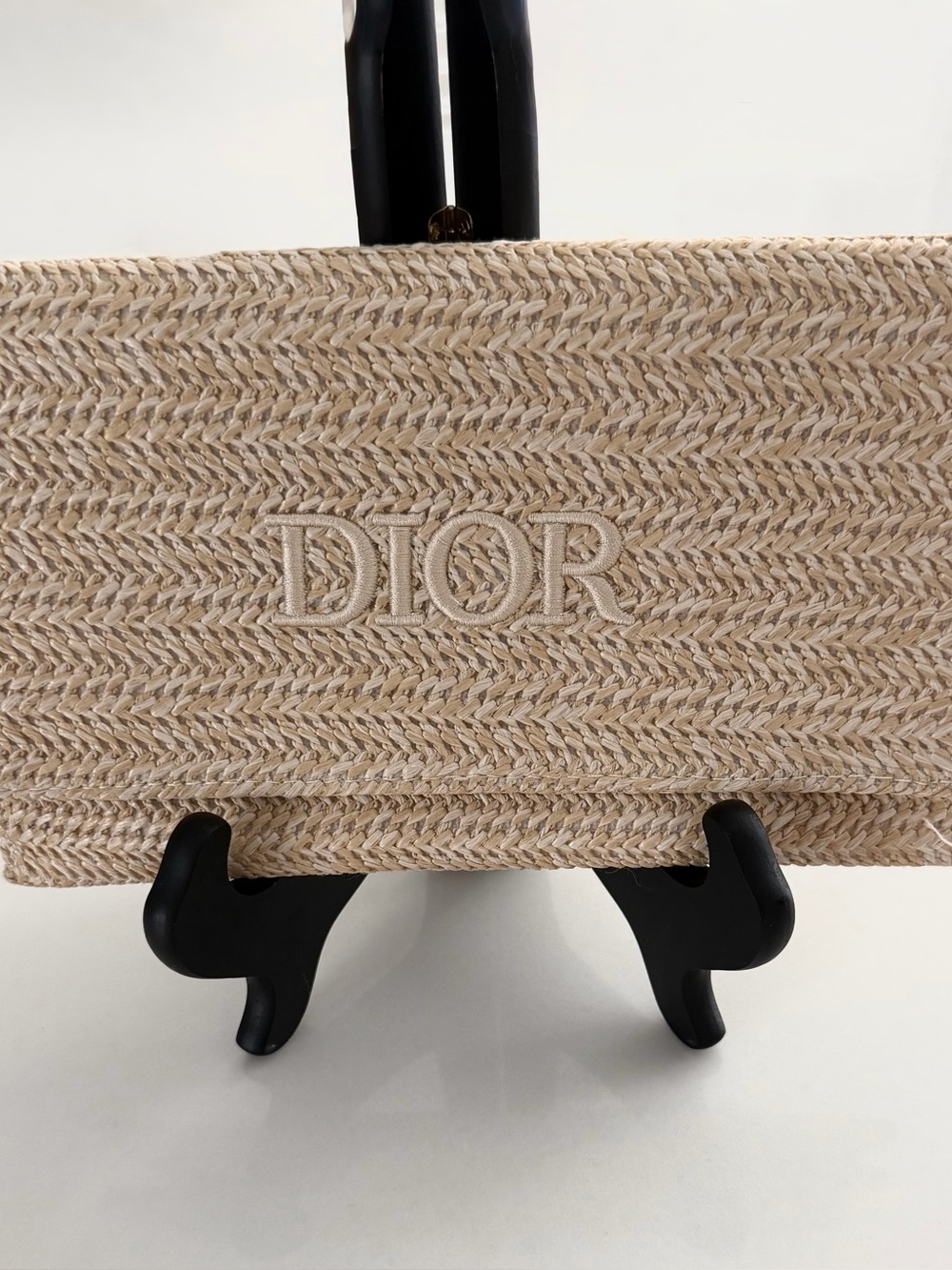 GWP Dior Raffia Pouch